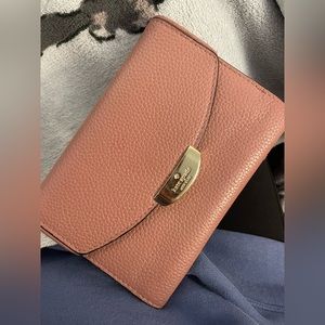 Mauve Trifold Kate Spade Wallet